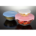 Haonai hot sale high quality 5pcs glass bowl set